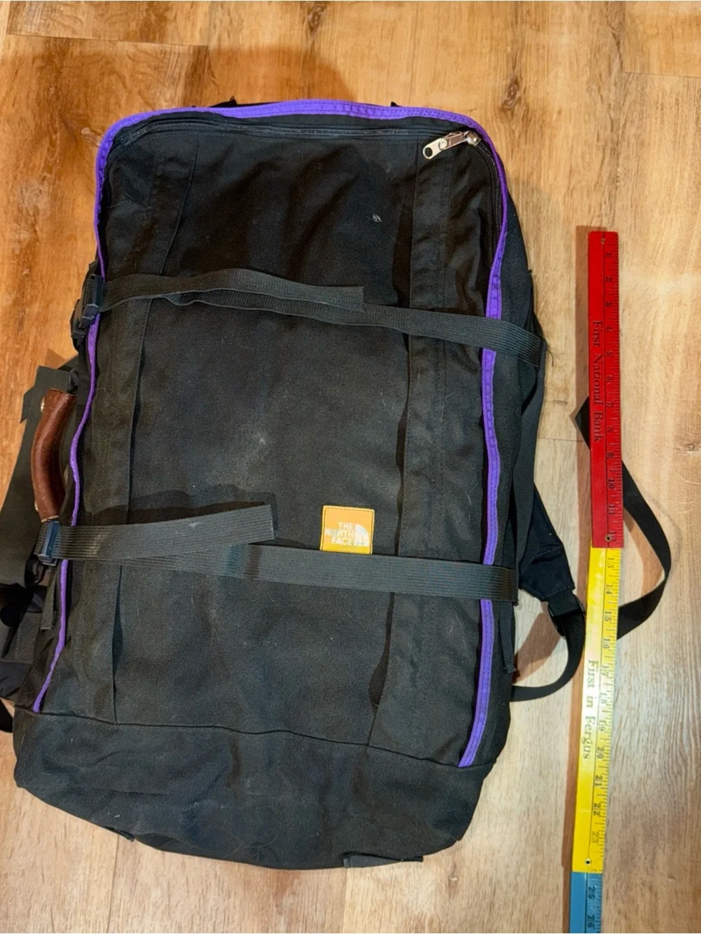 Carry-on 22’in All Zip The North Face Backpack Black Hiking Outdoor Hip Strap XL